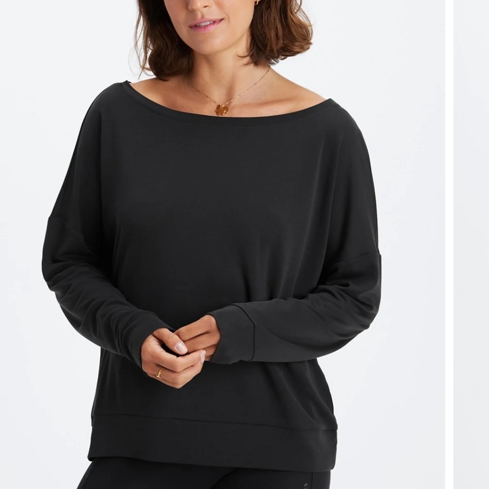 Eco Sleek Boat Neck Pullover